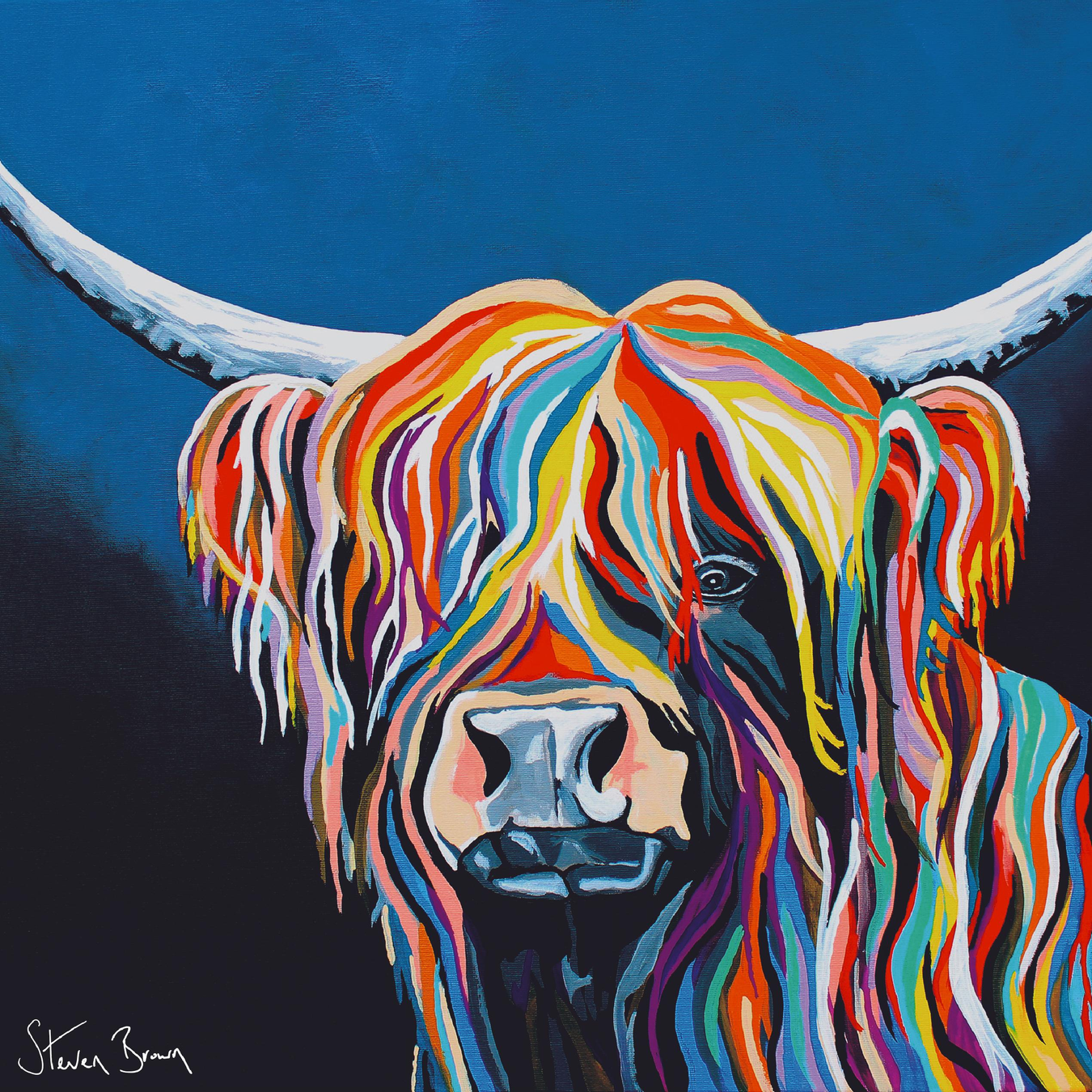 Highland Cow Art Harris McCoo