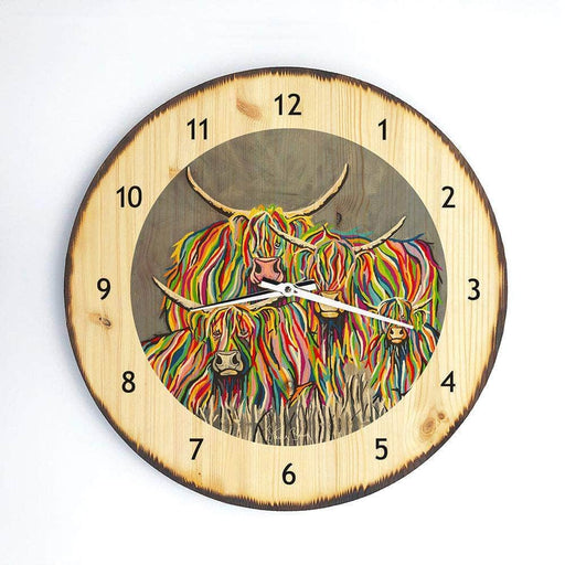Ross & Claire McCoo - Wooden Clock