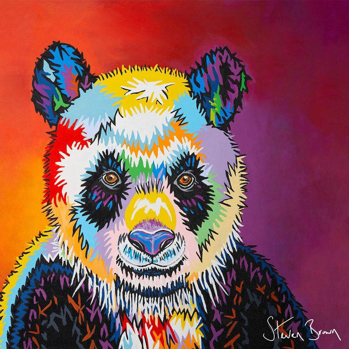 Steven presents his Edinburgh Zoo panda ‘Sunshine McZoo’-Steven Brown Art