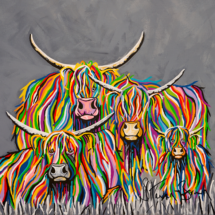 Introducing Steven’s adorable new McCoo family - Ross & Claire McCoo.-Steven Brown Art