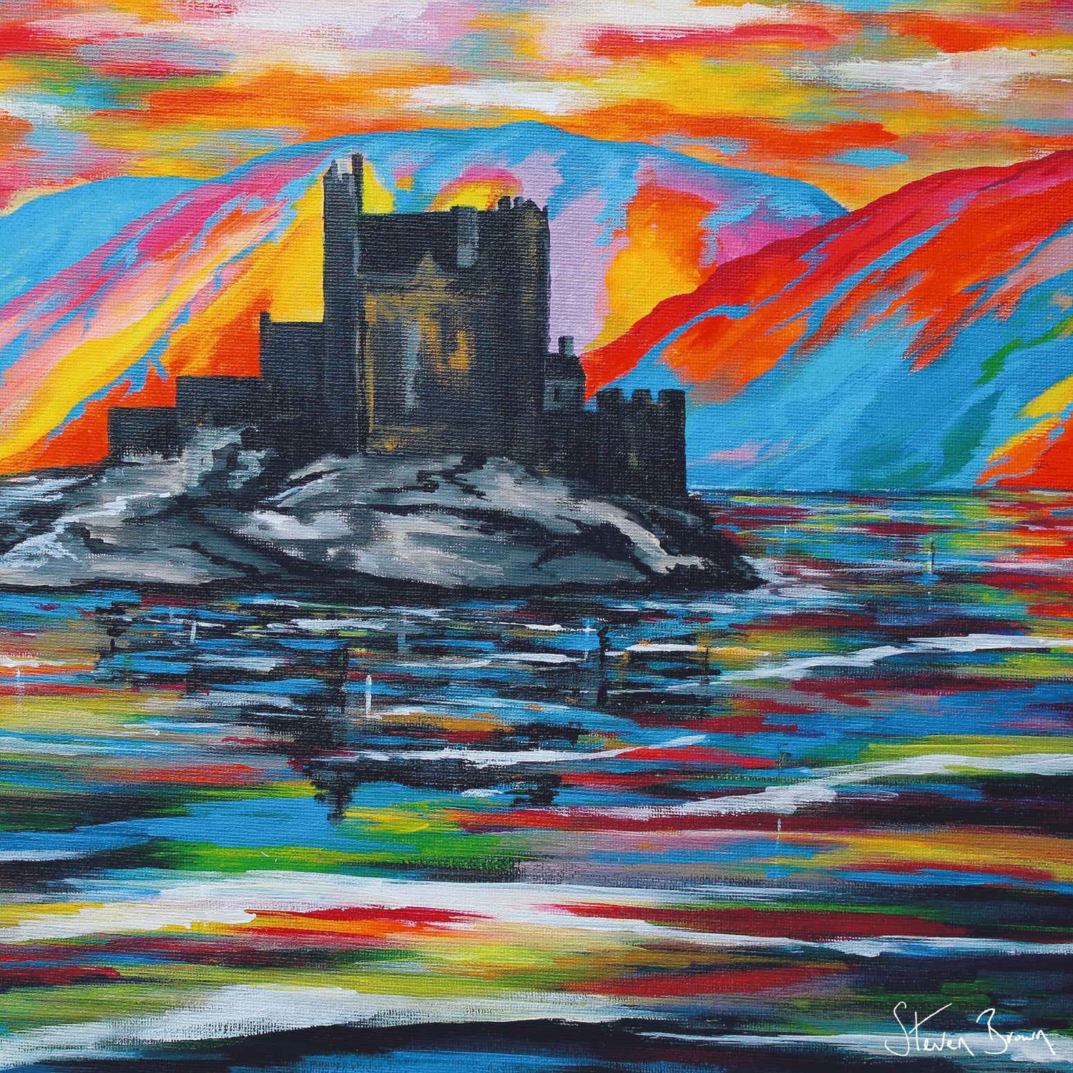 Eilean Donan Castle-Steven Brown Art