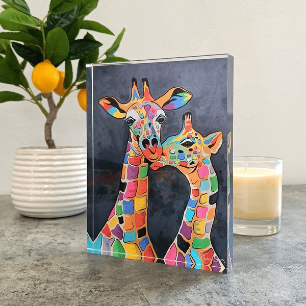 Giraffe Art Block