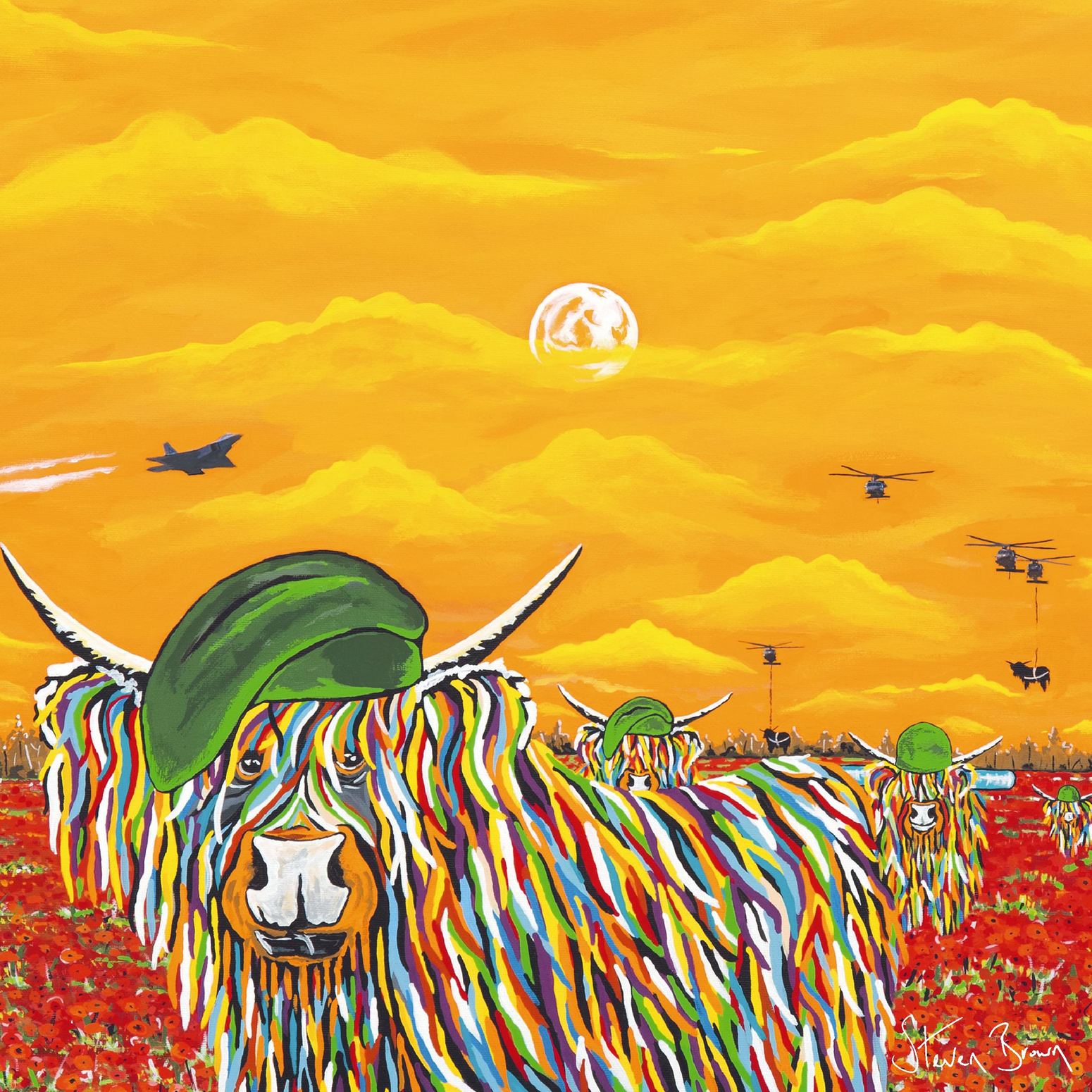 Private McCoo & The Troops-Steven Brown Art