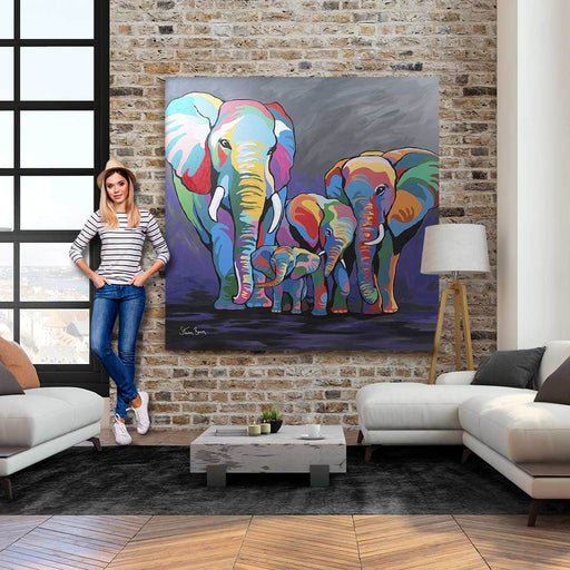 Allan & Jackie McZoo - XXXXL Canvas Print