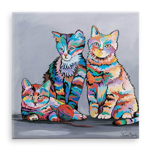 Tiffany Cooper Cat COBAIN 絵画 Cat Cobain (Kurt Cobain) Nirvana - Malarkey Cards