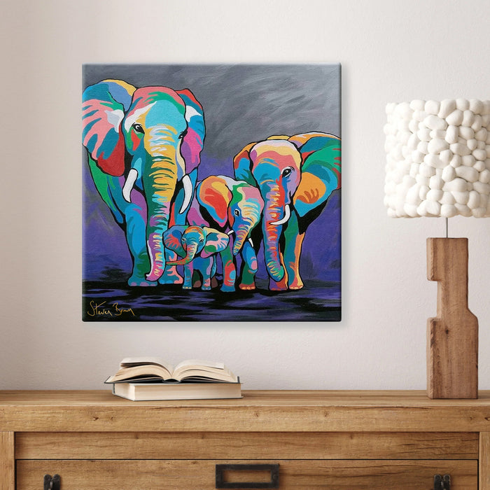 Allan & Jackie McZoo - 15th Anniversary Gold Signature Canvas (16” x 16”)