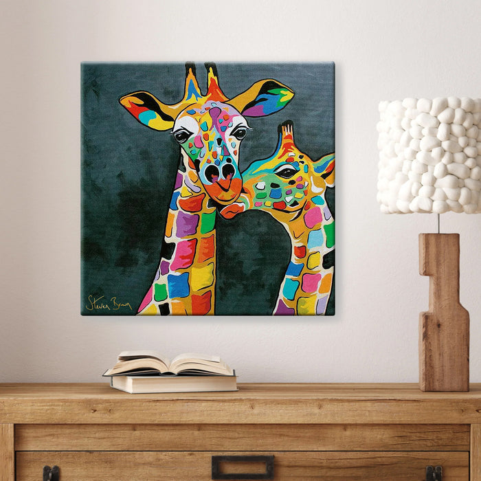 Francie & Josie McZoo - 15th Anniversary Gold Signature Canvas (16” x 16”)