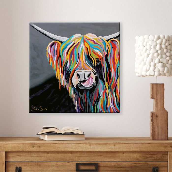 Heather McCoo - 15th Anniversary Gold Signature Canvas (16” x 16”)