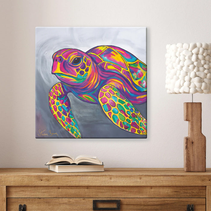 Tommy McZoo - 15th Anniversary Gold Signature Canvas (16” x 16”)