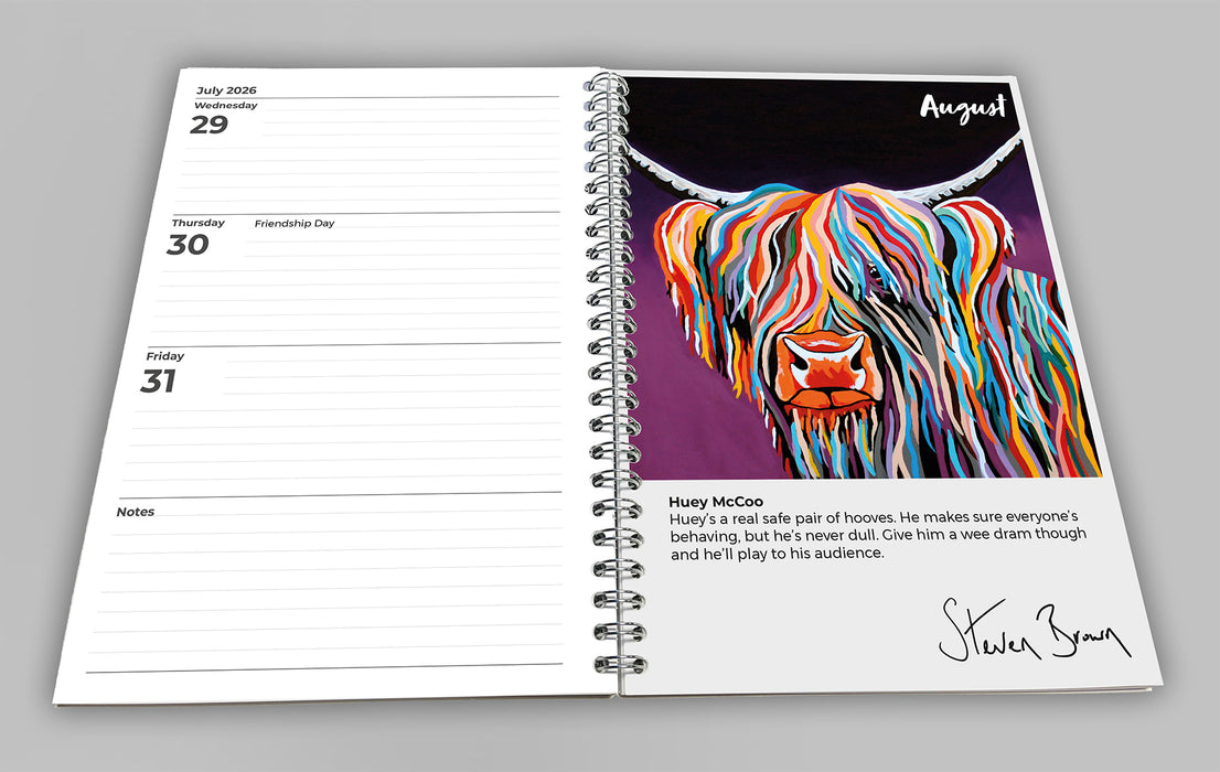 Official Steven Brown Art 2026 McDiary