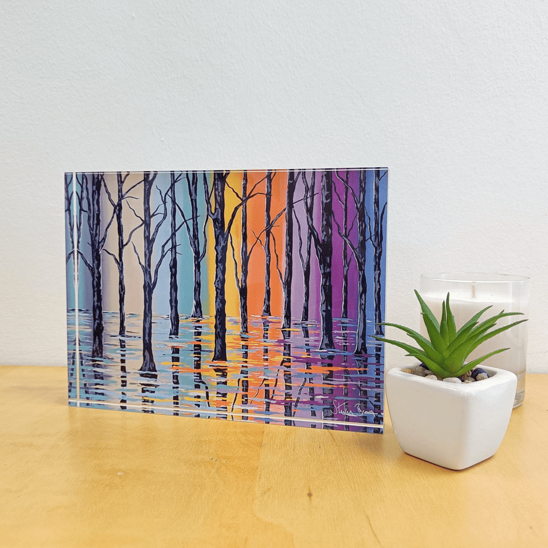 Forest of Argyle Acrylic Art Block | Steven Brown Art