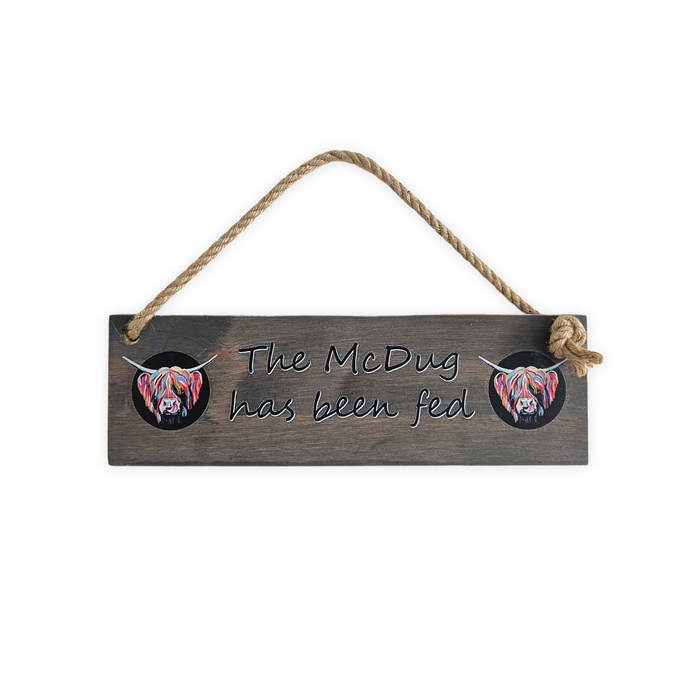 Heather McCoo - Dog Feeding Reminder Sign