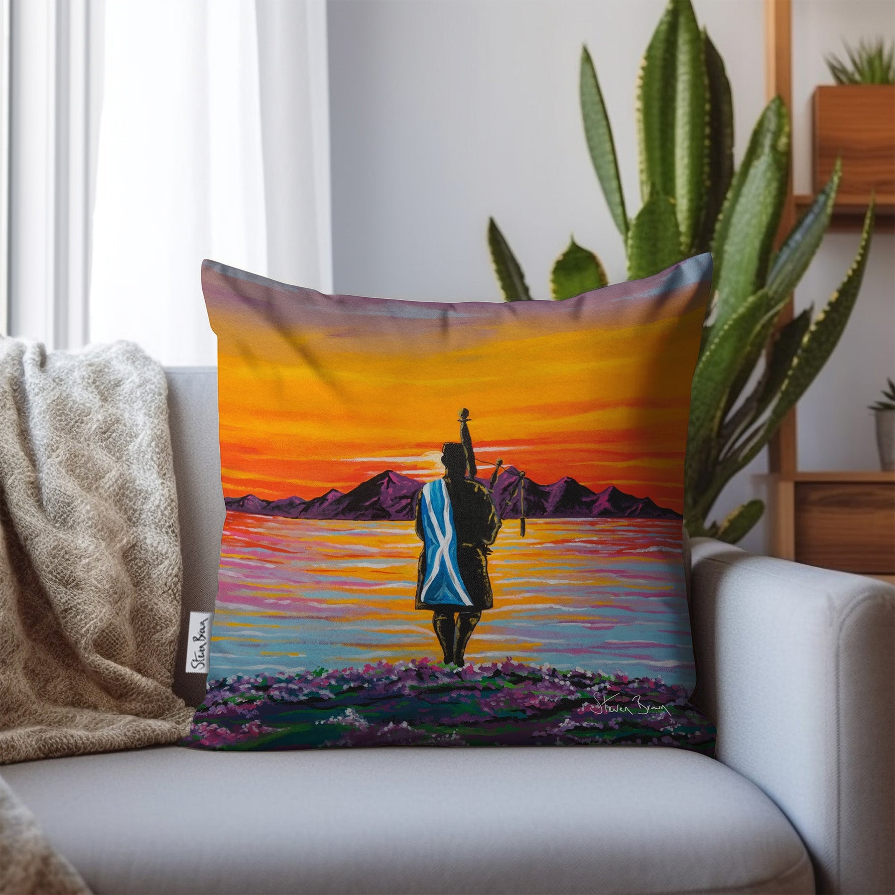 Home Painting by Iconic Scottish Artist | Steven Brown Art