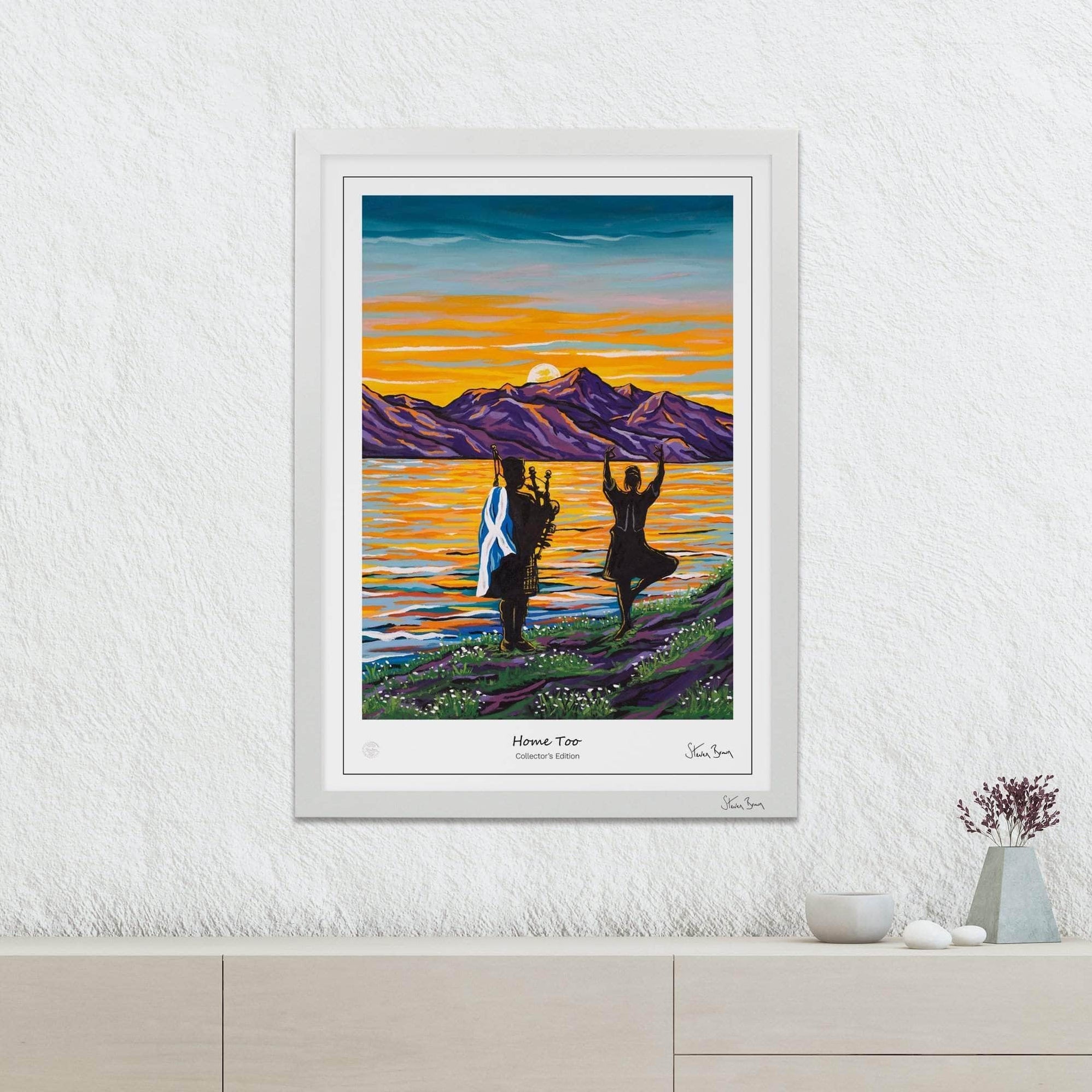 Home Painting by Iconic Scottish Artist | Steven Brown Art