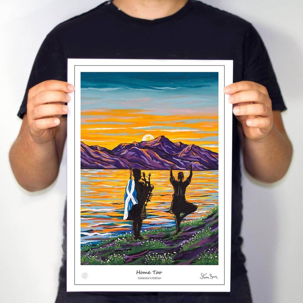 Home Painting by Iconic Scottish Artist | Steven Brown Art
