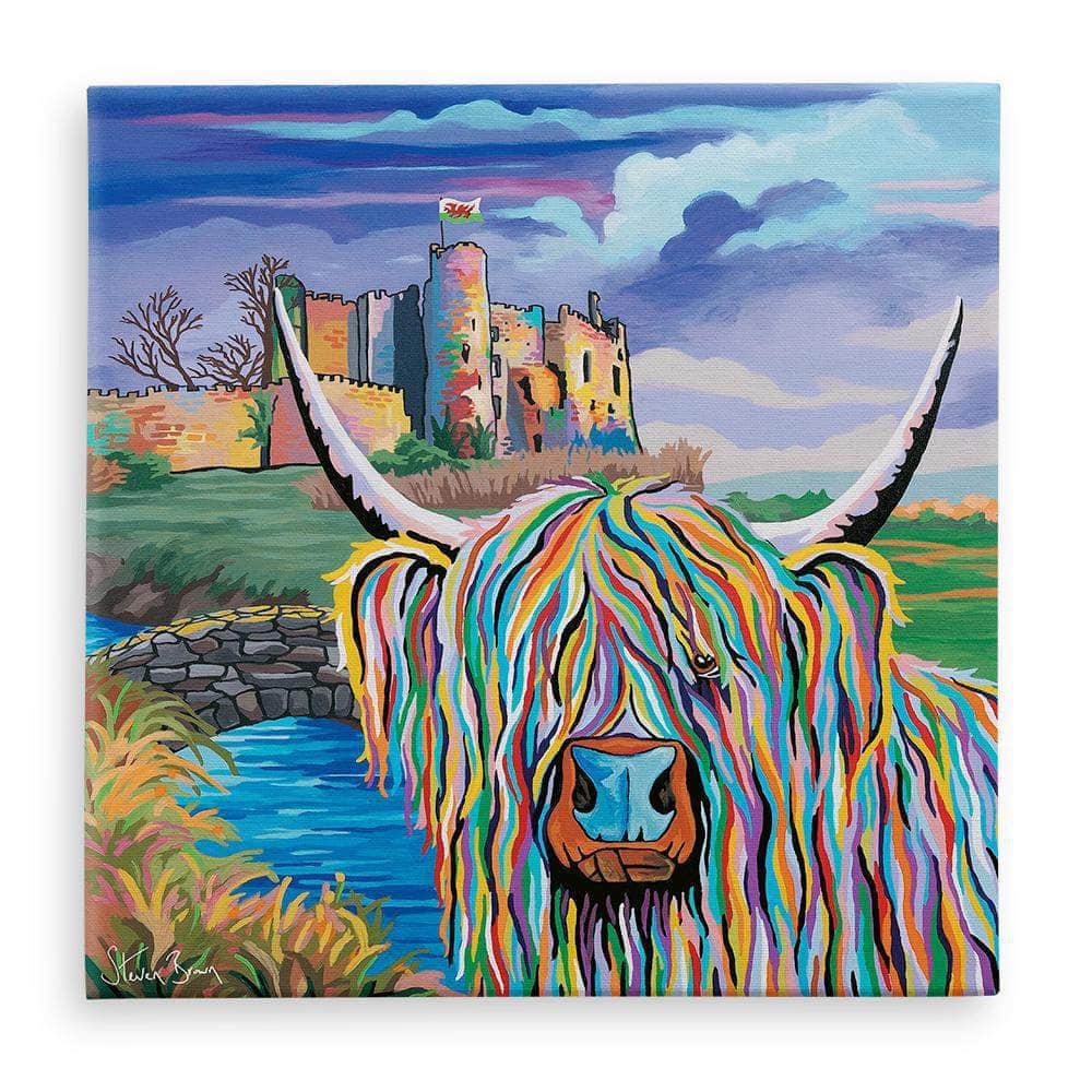 Janet McCoo Highland Cow Canvas | Steven Brown Art