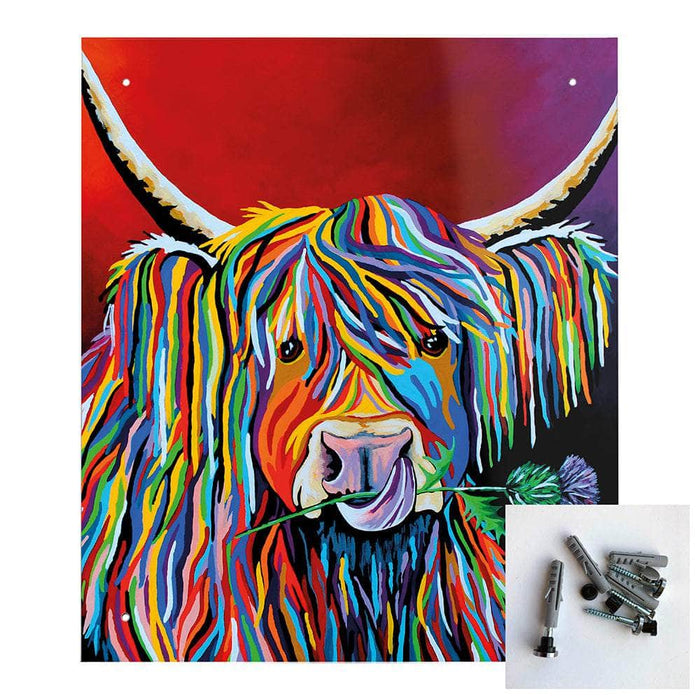 Lizzie McCoo Highland Cow Splashback