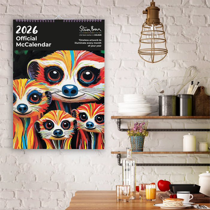 Official Scott & Betty McZoo Stationery Bundle: Calendar + Diary + Notebook