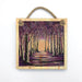 Purple Forest - Wooden Wall Plaque