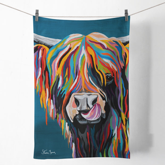 Rainbow Heather McCoo - Tea Towel