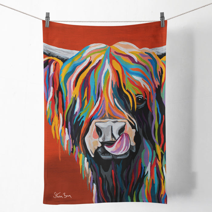 Rainbow Heather McCoo - Tea Towel