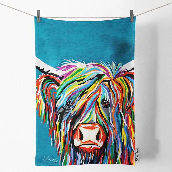 Rainbow Rab McCoo - Tea Towel