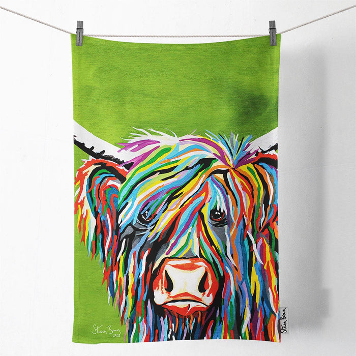 Rainbow Rab McCoo - Tea Towel