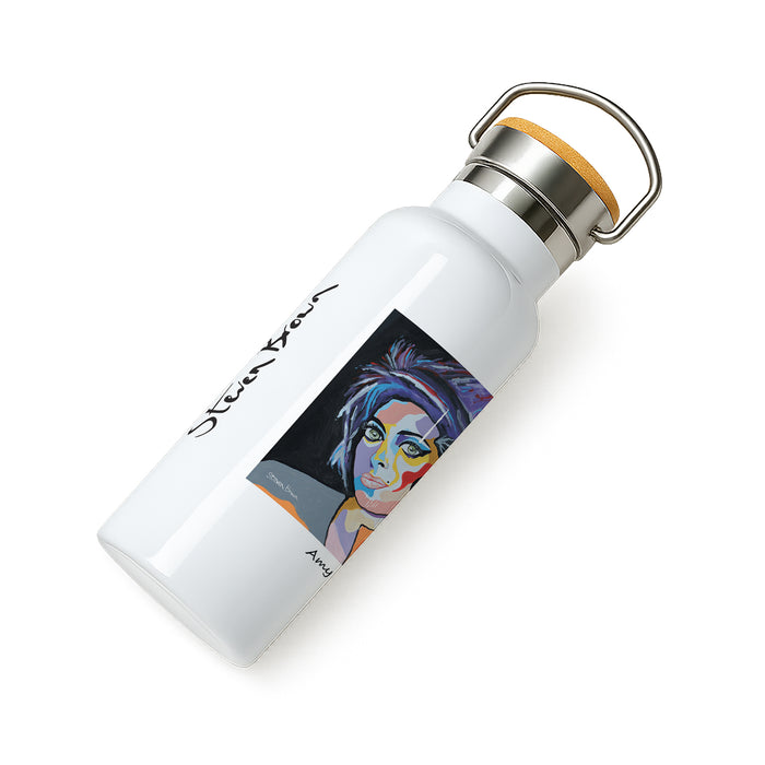 Amy Winehouse - Bamboo Lid Drinks Bottle