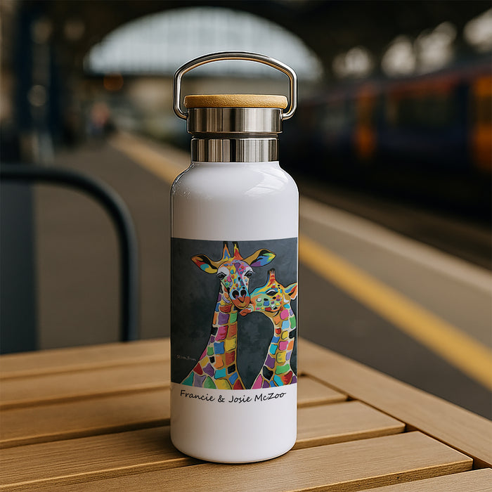 Francie & Josie McZoo - Bamboo Lid Drinks Bottle