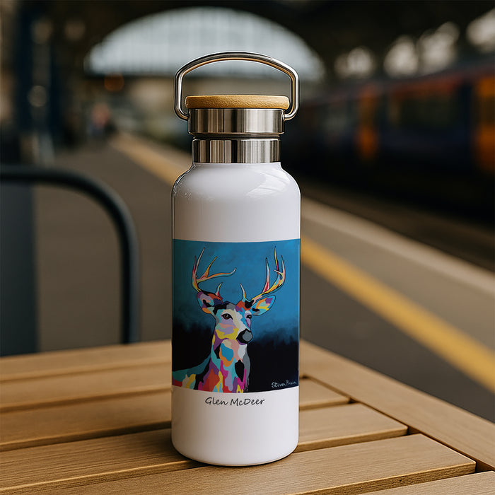 Glen McDeer - Bamboo Lid Drinks Bottle