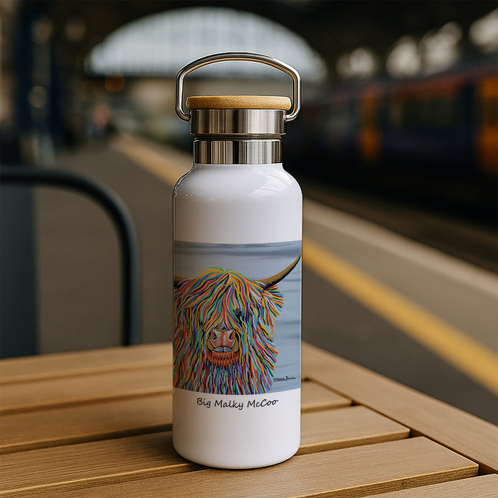 Big Malky McCoo - Bamboo Lid Drinks Bottle