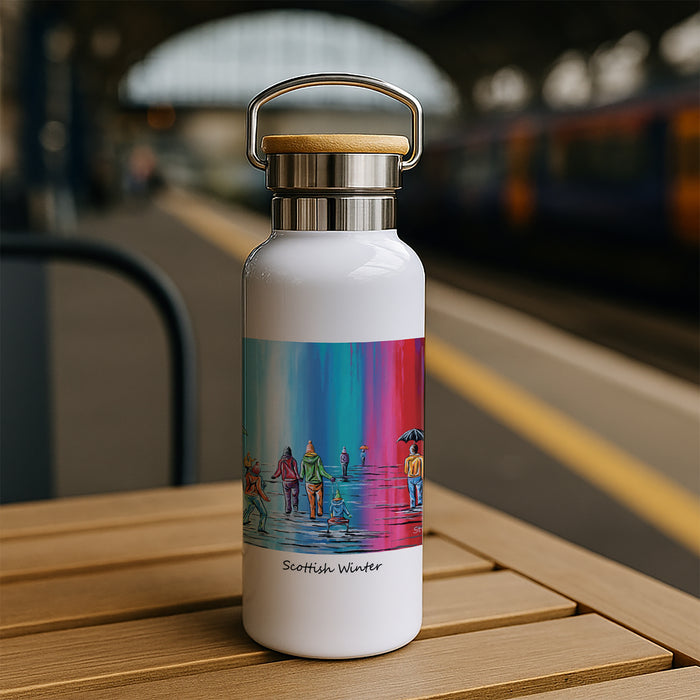 Scottish Winter - Bamboo Lid Drinks Bottle