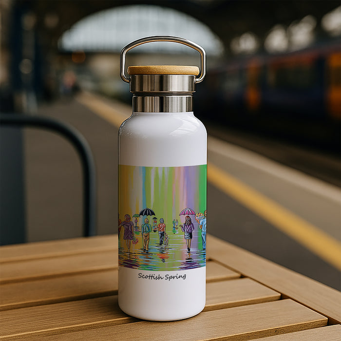 Scottish Spring - Bamboo Lid Drinks Bottle