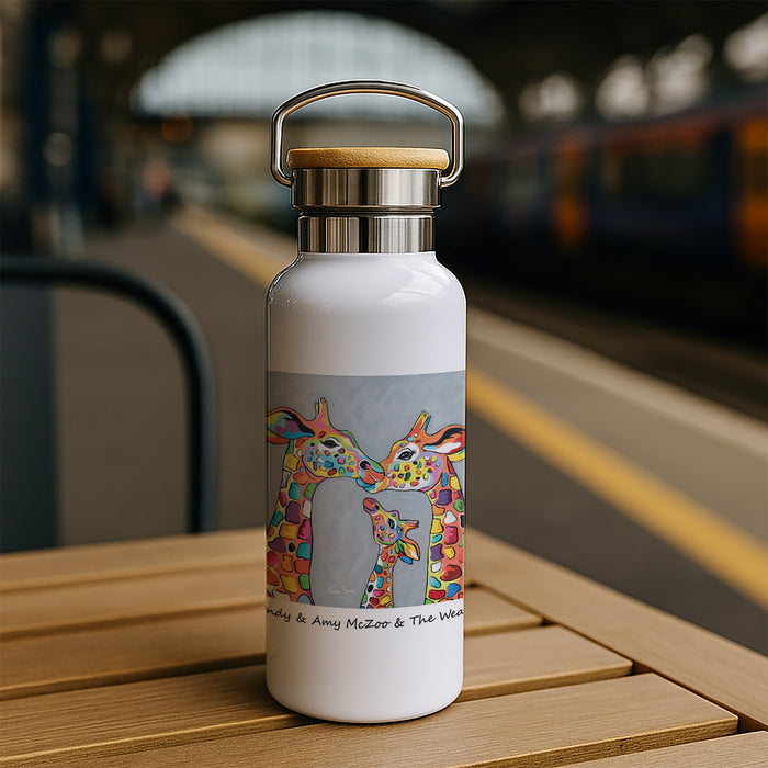 Andy & Amy McZoo and the Wean - Bamboo Lid Drinks Bottle