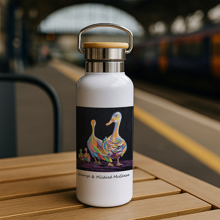 George & Mildred McGeese - Bamboo Lid Drinks Bottle