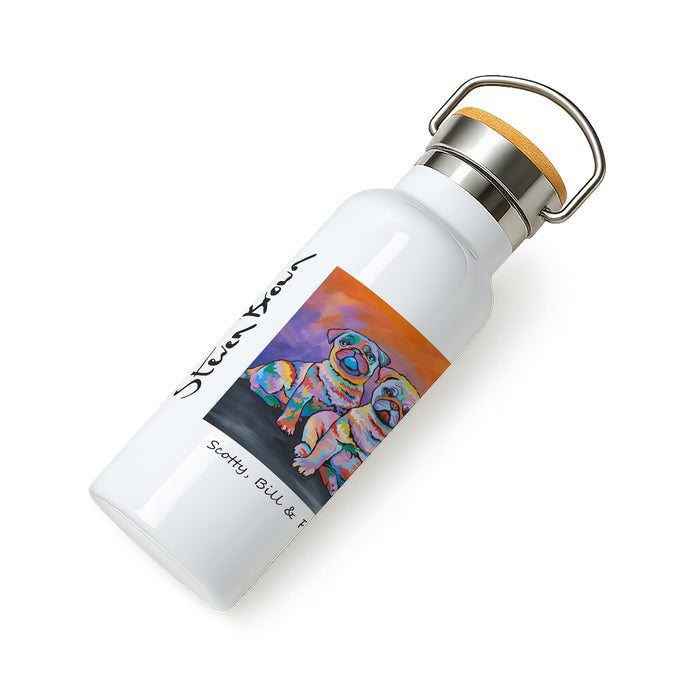 Scotty, Bill & Pugz McDug - Bamboo Lid Drinks Bottle