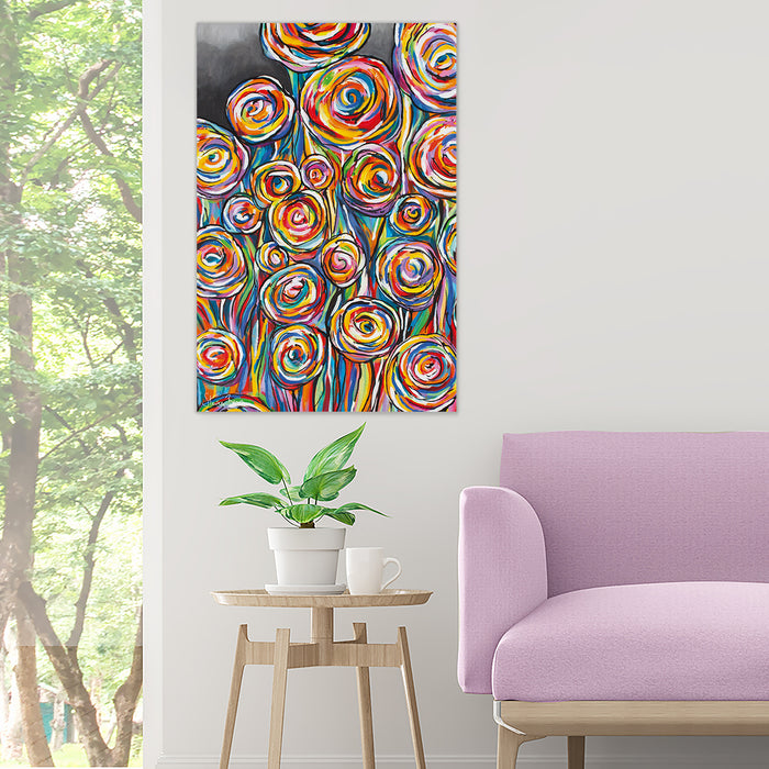 Floral Symphony - Canvas Prints