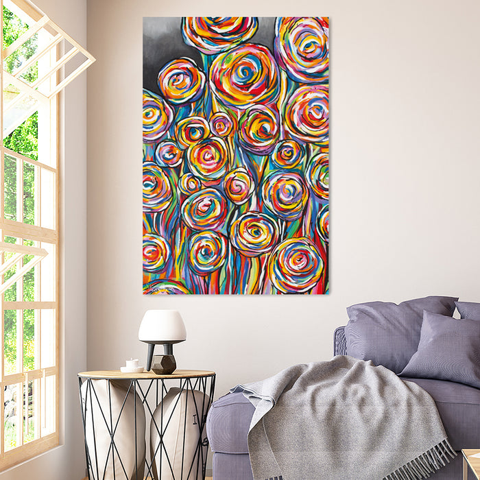 Floral Symphony - Canvas Prints