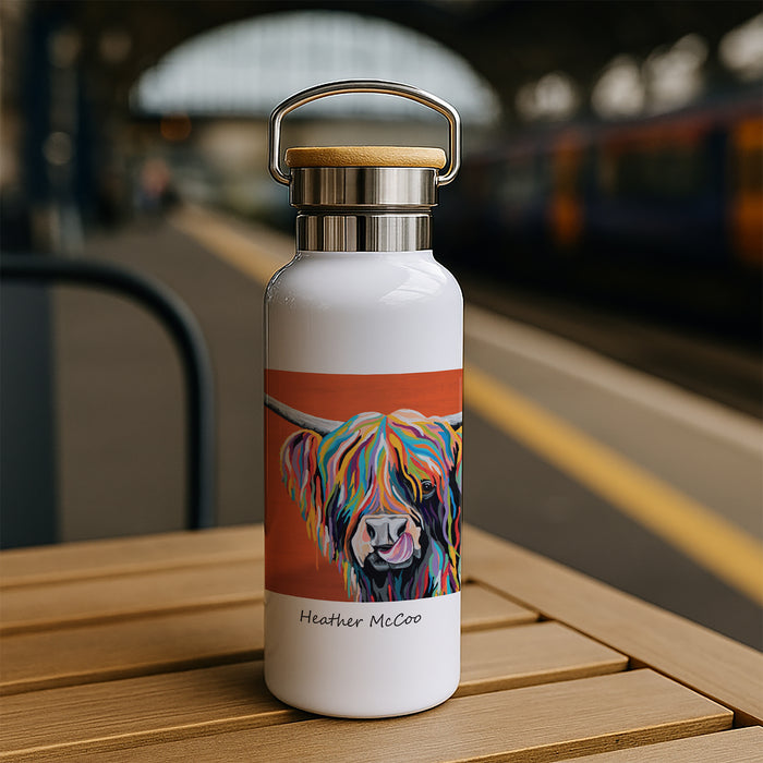 Rainbow Heather McCoo - Bamboo Lid Drinks Bottle