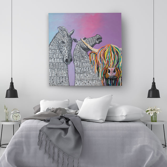 Iain McCoo & The Kelpies - Canvas Prints