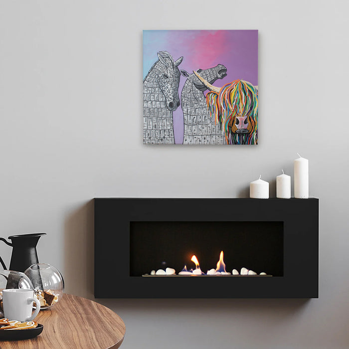 Iain McCoo & The Kelpies - Canvas Prints