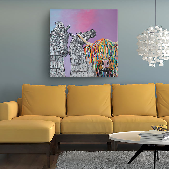 Iain McCoo & The Kelpies - Canvas Prints