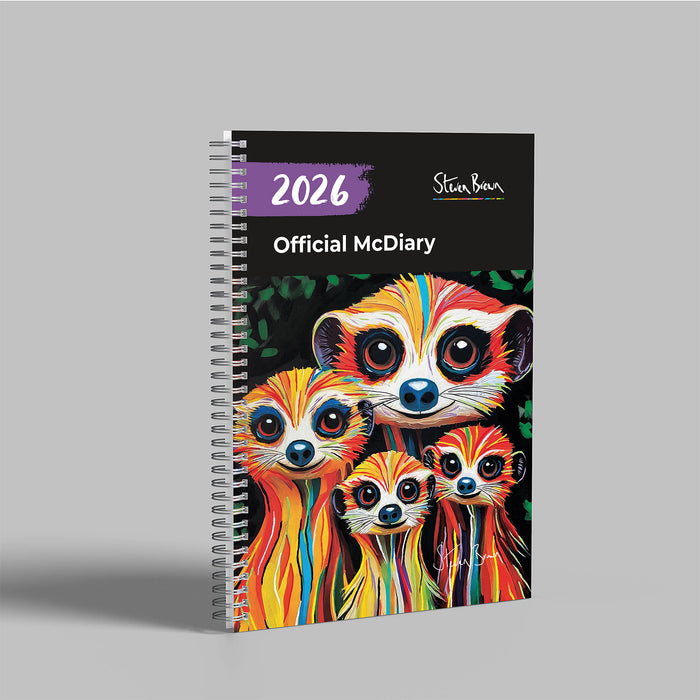 Official Scott & Betty McZoo Stationery Bundle: Calendar + Diary + Notebook