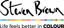 steven brown life feels better in colour logo