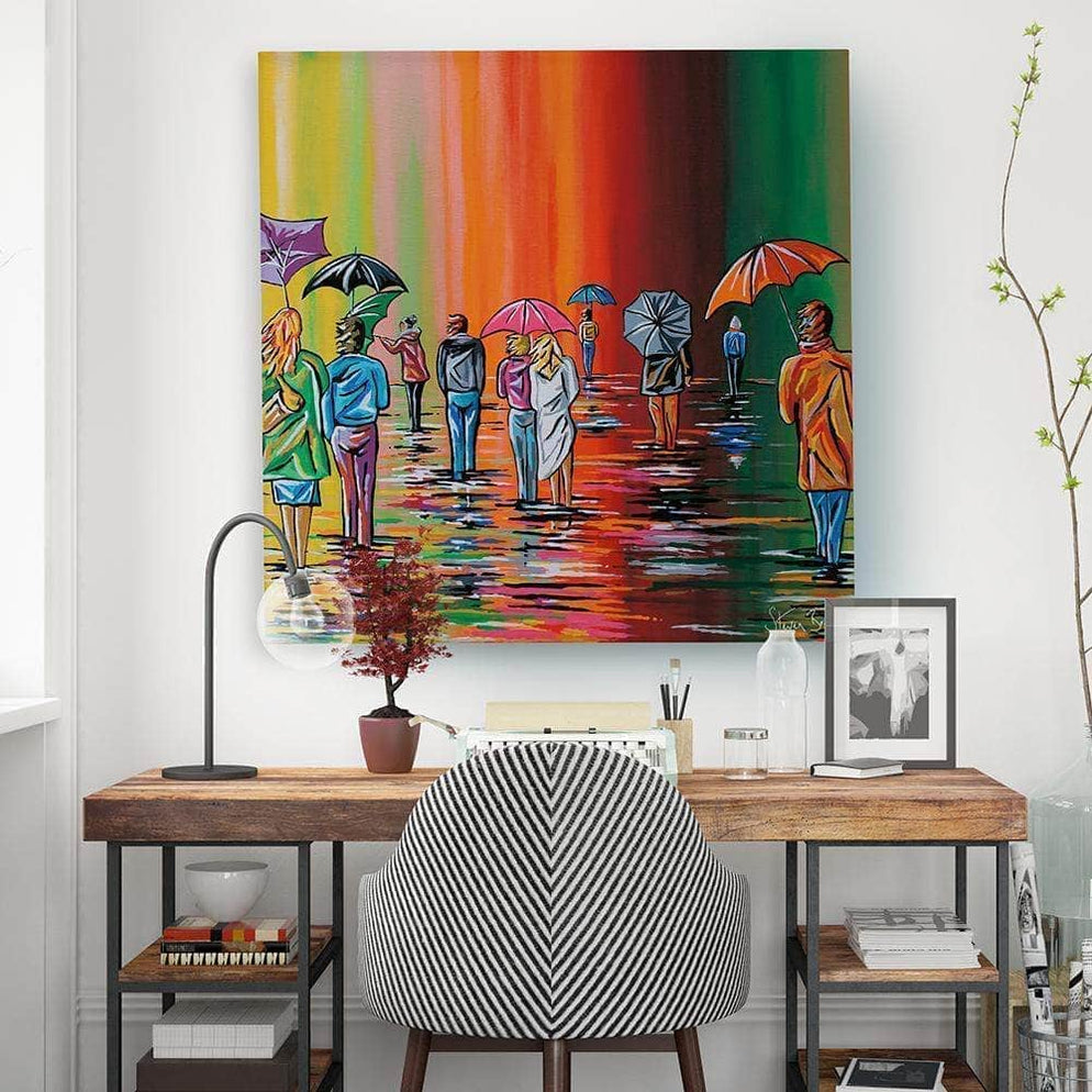 Scottish Autumn Colourful Artwork Canvas | Steven Brown Art