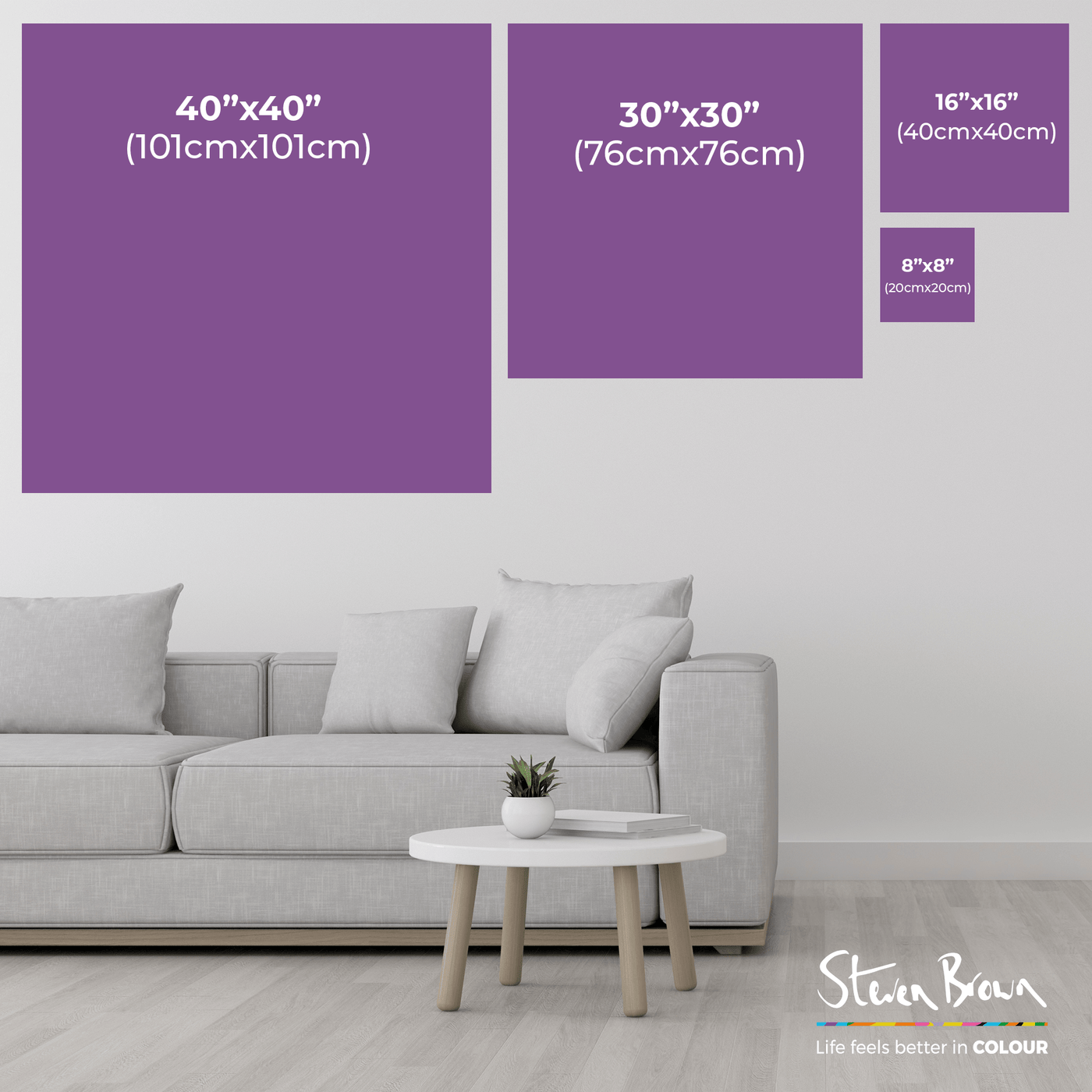 Scottish Autumn Colourful Artwork Canvas | Steven Brown Art