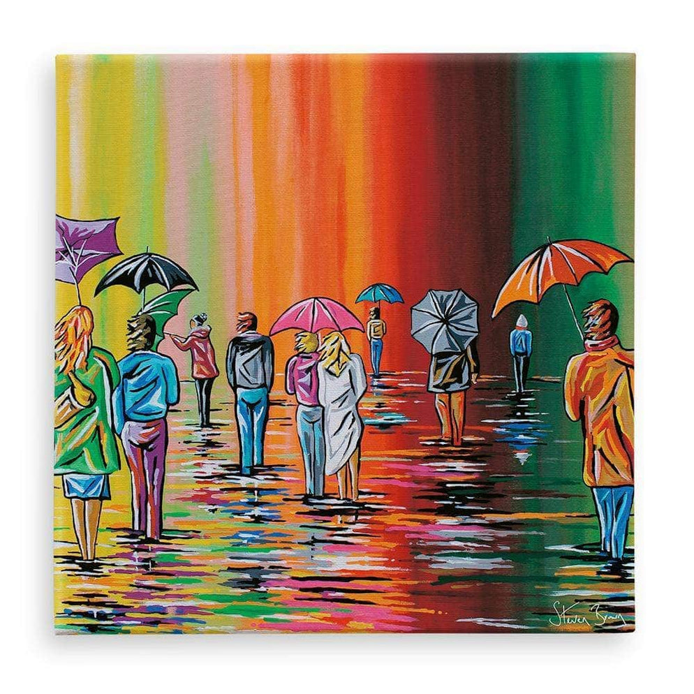 Scottish Autumn Colourful Artwork Canvas | Steven Brown Art