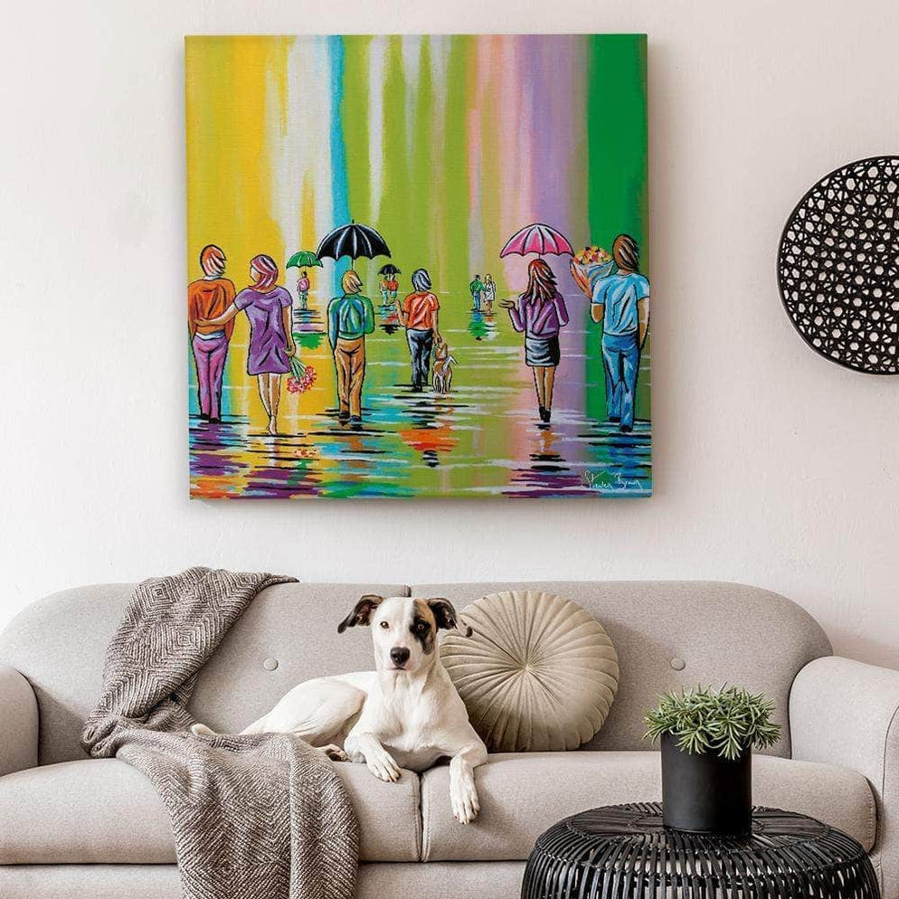 Scottish Spring Colourful Canvas Prints | Steven Brown Art