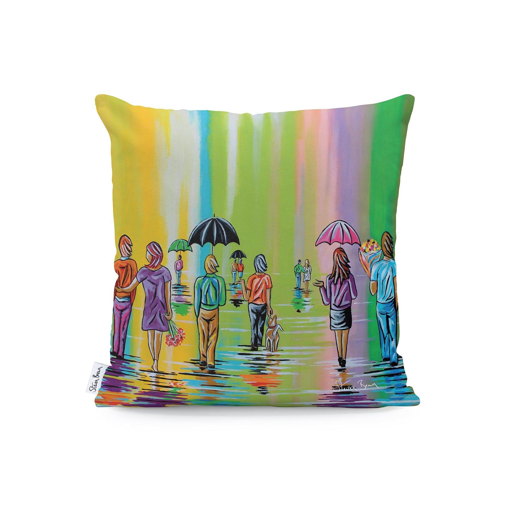Scottish Spring Outdoor Cushions | Steven Brown Art