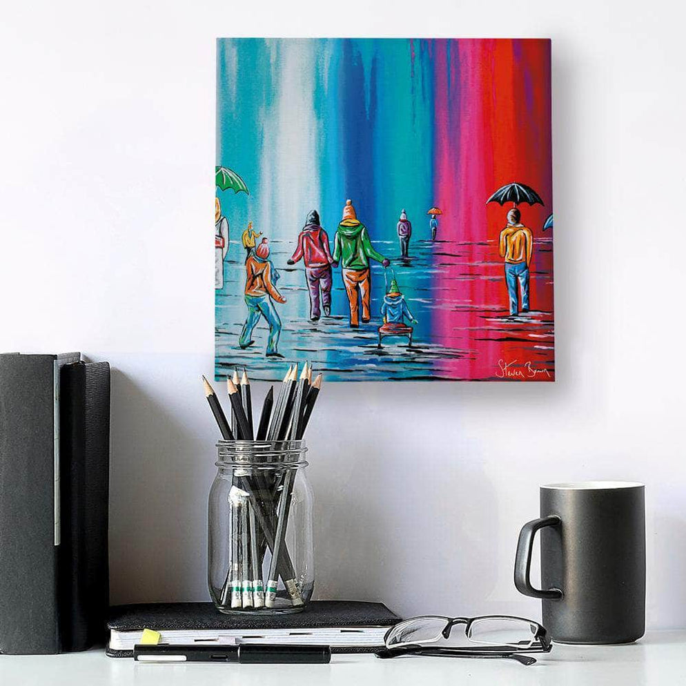 Scottish Winter Colourful Wall Canvas | Steven Brown Art